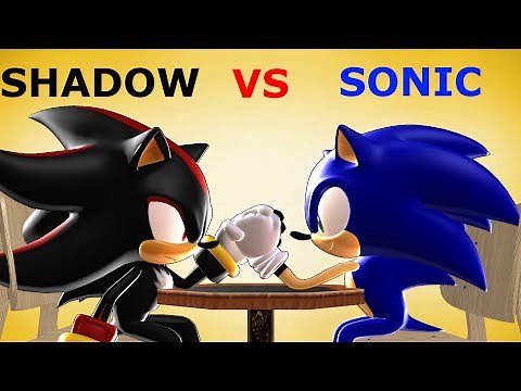 Sonic V.S Shadow - Cartoon Arm Wrestling Episode 4 [Animation]