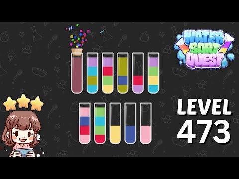 Water Sort Quest Level 473 Solution Walkthrough 🧪