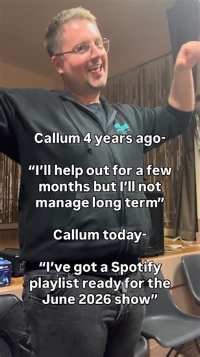 Callum came into teach at Dramalam in our first year, to support Miss Lianne’s classes when she was having a baby and said at the time “I can only manage for a few months due to my muggle job, but I’m happy to help”. 4 years on, we’re delighted he’s still here and a part of the furniture, and directing our 2nd Panto! 🤩🩵✨ All the kids love him and his witty sense of humour and we’re excited for 2026 at Dramalam! It’s easy to forget how new we are to the game as a school, and we’re lucky to have