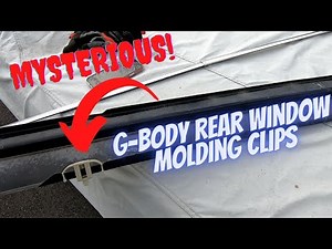 Installing the STRANGE Cutlass 442 Lower Rear Window MOLDING CLIPS