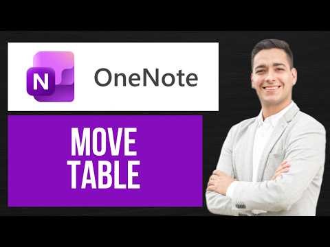 How to Move Table in OneNote | Reposition Table