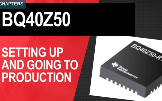 BQ40Z50设置并投入生产