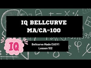 Lesson 101: Learn the IQ Bell Curve in Less Than 10 Minutes EASY! You MUST KNOW THIS!