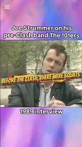 Joe Strummer on The 101ers #joestrummer#theclash#the101ers#punk#interview
