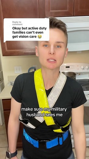 Ashley Gutermuth on Instagram: "My nose is the E 藍. I asked my husband if he wanted to get divorced and remarried and he said he’d rather go to the website. Head to benefeds.com to enroll in Blue Cross Blue Shield FEP Vision coverage through FEDVIP. You have until Dec 11th! Thank you to @bluestarfamilies for letting me know this is an option for military families. Sponsored."