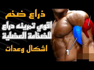 تمرينه دراع لضخامه العضليه_لازم تجربها هاتطور ذراعك بشكل خيالى اقوى تمارين للذراع_تمرينه ذراع