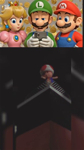 Mario, Luigi, and Princess Peach react to a singing Mushroom🍄