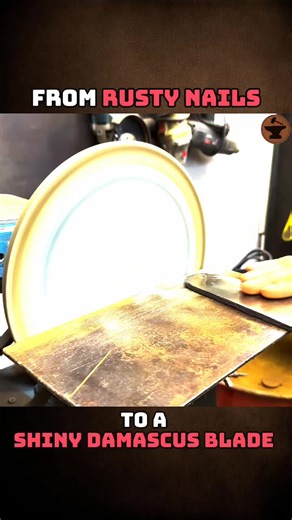 Transforming Rusty Nails into a Damascus Blade