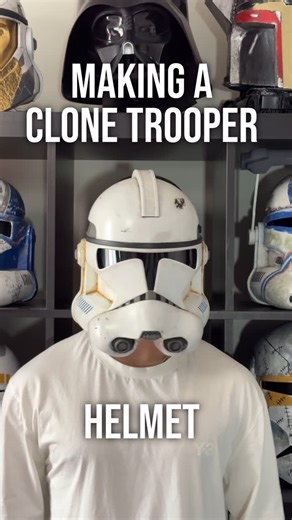 Shinies | Clone Trooper helmet DIY!! File available on my Etsy Link for $20! 3D prints of the file also available, please DM me #starwars... | Instagram