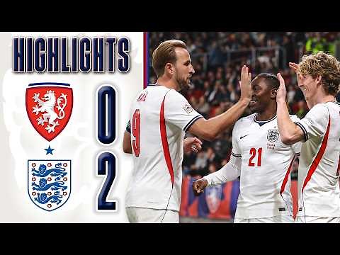 Gordon & Kane on target again! 🎯 | Czechia v England | UEFA Nations League 2026 Highlights