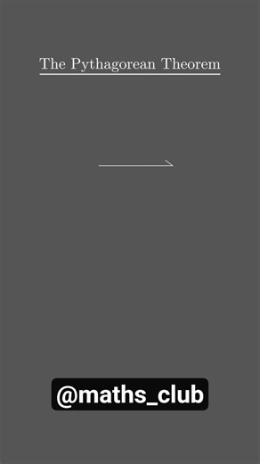 Pythagorous theorem derivation by animated video#pythagoras_theorem #animation