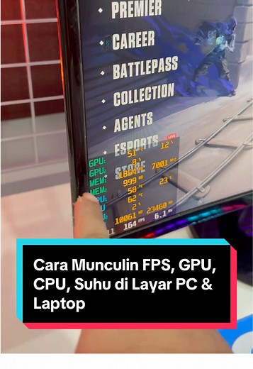 Cara Munculin FPS, GPU, dan CPU di PC/Laptop Saat Gaming