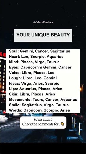 What makes your Zodiac Sign "Hypnotically" beautiful... 👁️