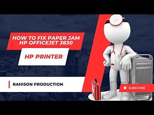 How to Fix a Paper Jam in HP OfficeJet 3830 | Step-by-Step Guide