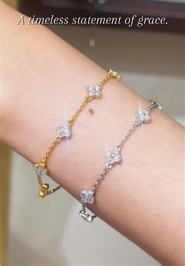 A timeless statement of grace. ✨💎 #WangthongsoyGems #JewelryLover #newcollection #สร้อยข้อมือ #ออมเพชร