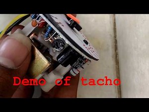 2 stroke tachometer electronic gauge explained.