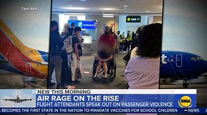 53K views · 458 reactions | Flight attendants are describing the verbal abuse and violence they face on the job as airlines see an alarming rise in air rage incidents. https://gma.abc/2YcUYIp | Good Morning America | Facebook