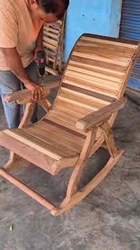 Amazing Wooden Rocking Chair | Beautiful Woodworking Project
