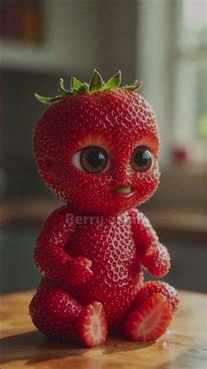 Cute Feeding Moment 🍓 ASMR #shorts