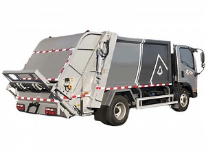 [Hot Item] 4-6m3 Coletor de resíduos Compactador de lixo Caminhão de lixo comprimido