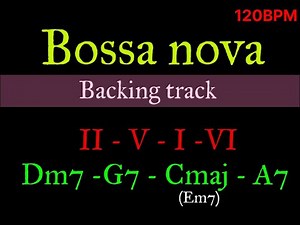 Bossa Nova | Backing track in C Major | 120 BPM