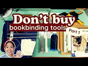 Make a book WITHOUT specialized tools | Part 1 | You might already have what you need around home