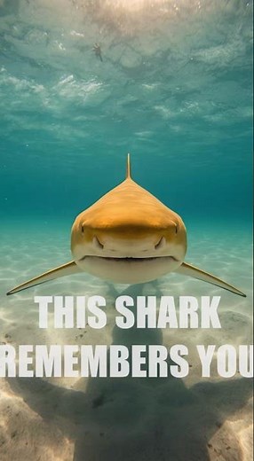 This Shark Remembers You 😱 Lemon Shark Intelligence Will Shock You 🦈 #SharkFacts