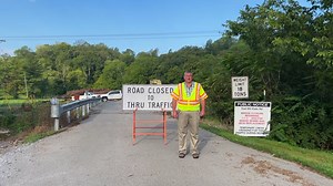 2.2K views · 28 reactions | ⚠️‍♂️E. Bill Eads Bridge construction begins today⚠️ Scott Shepherd, Road Supervisor, gives an update as we get started on this next bridge project. Thank you for your patience and support in getting this bridge improved and re-opened. Please know that a path through the creek will be maintained during the project. Stay tuned for additional updates! | Madison County, KY | Facebook
