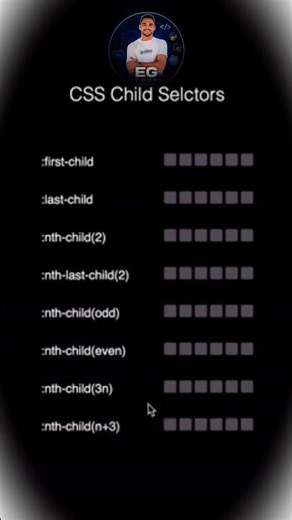 CSS child selectors #coding #اكسبلور #programming