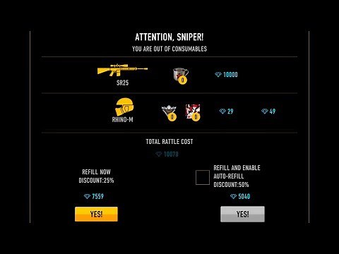 Sniper Arena Tutorial 19: Knowing this will save you TONS of diamonds! Refill 101