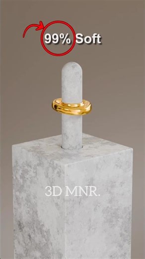 0% vs 100% Softness Tube Physics Simulation in Blender