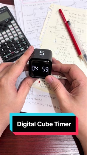 POV: You use pomodoro technique when studying with this cube timer to avoid distraction from phone #enginerdmath #foryou #pomodoro #cubetimer #engineering