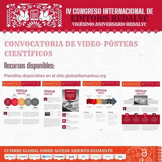 Materiales para la Convocatoria de Video-Pósters Científicos