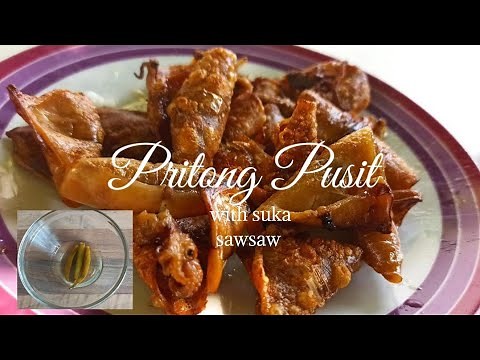 HOW TO COOK CRISPY DRY SQUID / Pritong Pusit / Tip para iwas kunat