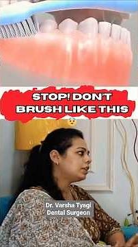 You’re Brushing Wrong! Try the Modified Bass Technique. #short #dentaltips