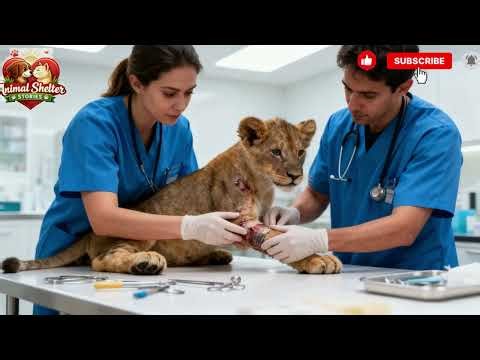 Rescuing a Disabled Lion Cub 🦁 | A Journey from Abandonment to Recovery