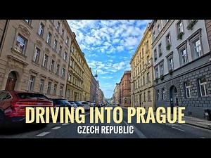 Driving into Prague | Capital of the Czech Republic