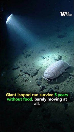 2K views · 25 reactions | Giant isopods endure extreme deep seas by barely moving, surviving up to five years without food through unmatched patience and energy conservation. #wildlife #deepsea #naturefacts #oceanlife #fblifestyle | Wild Wonders | Facebook
