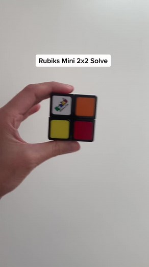 Rubiks Mini 2x2 Solve #rubiksmini #2x2 #solve #cube #rubiks | Rubix Cube Solve