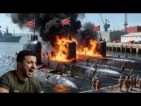 Today, January 3rd! 12 British submarines arriving at a Ukrainian port were destroyed by Russia.