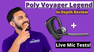 Plantronics Voyager Legend UC In-Depth Review   Mic Test