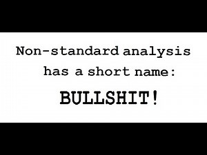 Non-standard analysis is NONSENSE!