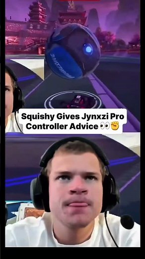 Squishy Gives Jynxzi Pro Controller Advice for Rocket league👀🤫 #jynxzi #rocketleague #rlchamp