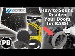 How to Sound Deaden Your Doors For Better Bass From Speakers!