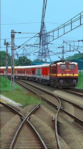 TRAIN CROSSING HIGH SPEED | NTG GAMING #trainsimulator #indianrailways #trainsim #ts2022