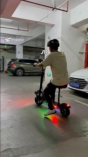 J11 Electric Scooter: Light Up the Night with Stunning LED Lights! ✨💡