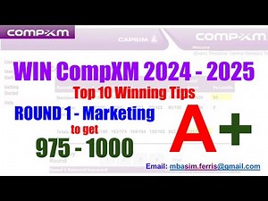 999/1000 CompXM Round 1 - Part 2 - CompXM answers - CompXM GUIDE Score 99% in Comp XM 2025