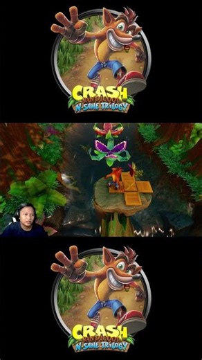 Flower Trap - Crash Bandicoot Part 5 #crashbandicoot #shorts #asvinnet #games #gaming