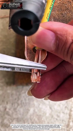 The RIGHT Way to Crimp Heavy Gauge Battery Cable Lugs | Pro Electrician Tips