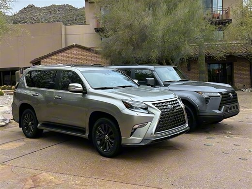 雷克萨斯Gx新老款对比，你会选择gx460还是gx550呢？#小付说车 #天津港小付说车 #天津港小付